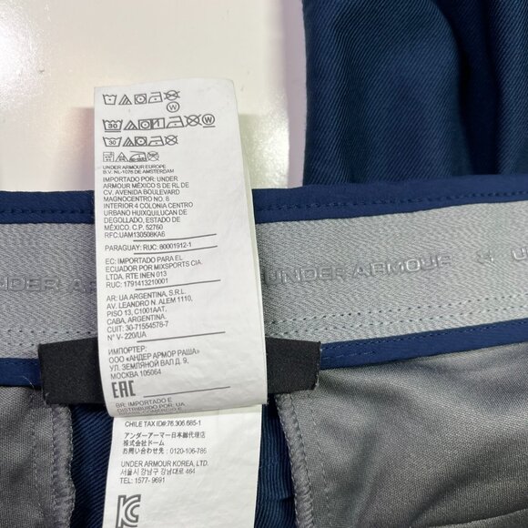UA Under Armour Men's 34 Blue Match Play Golf Pants - Picture 10 of 12
